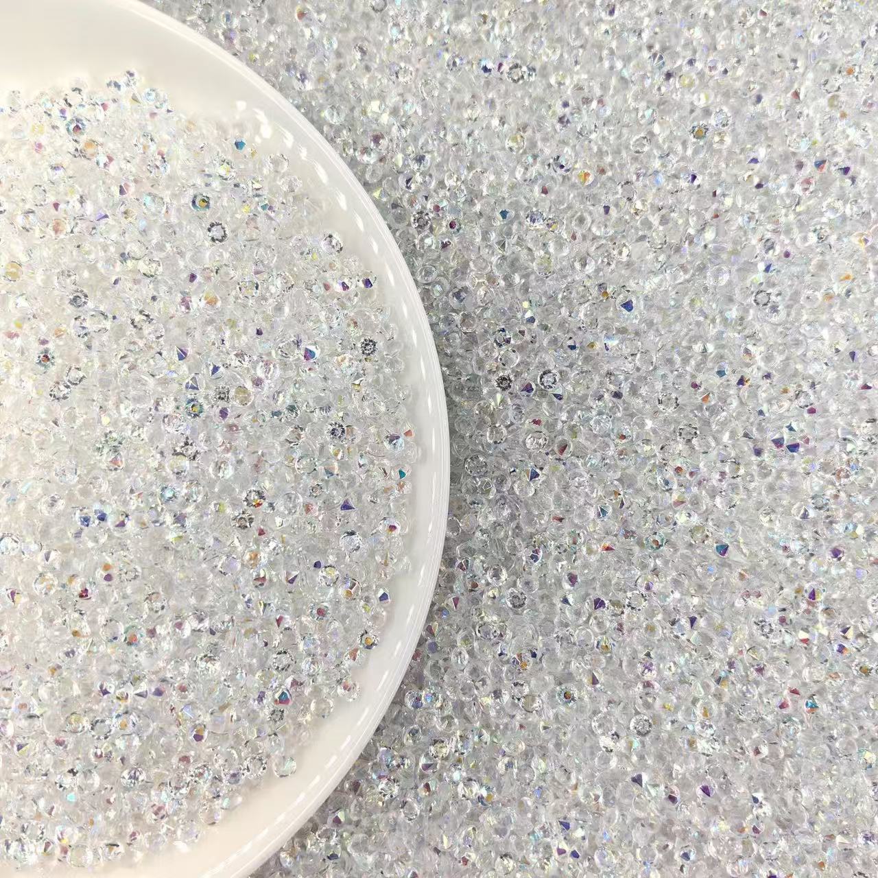 3mm acrylic gem diamonds snowglobe tumler filler(500g)