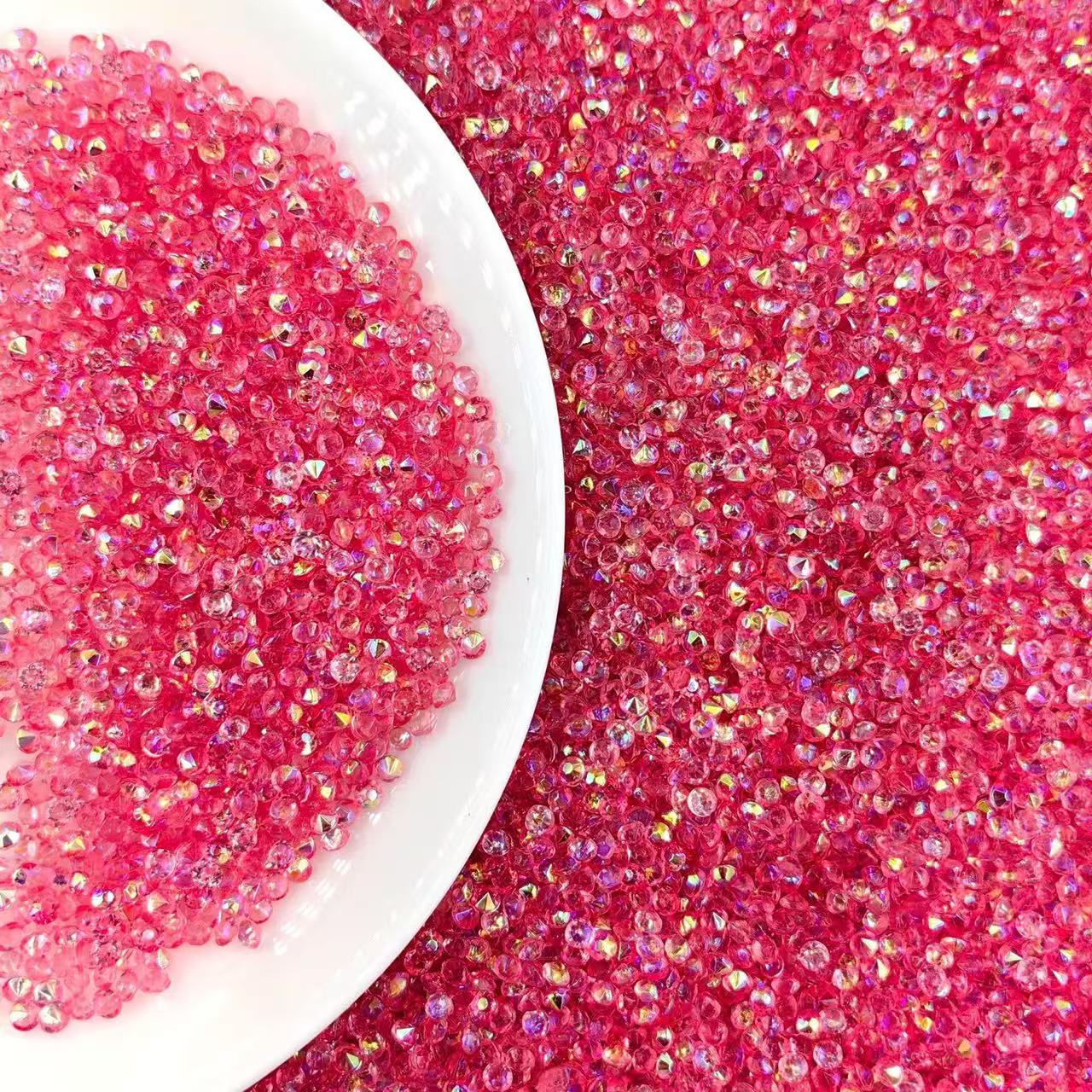 3mm acrylic gem diamonds snowglobe tumler filler(500g)
