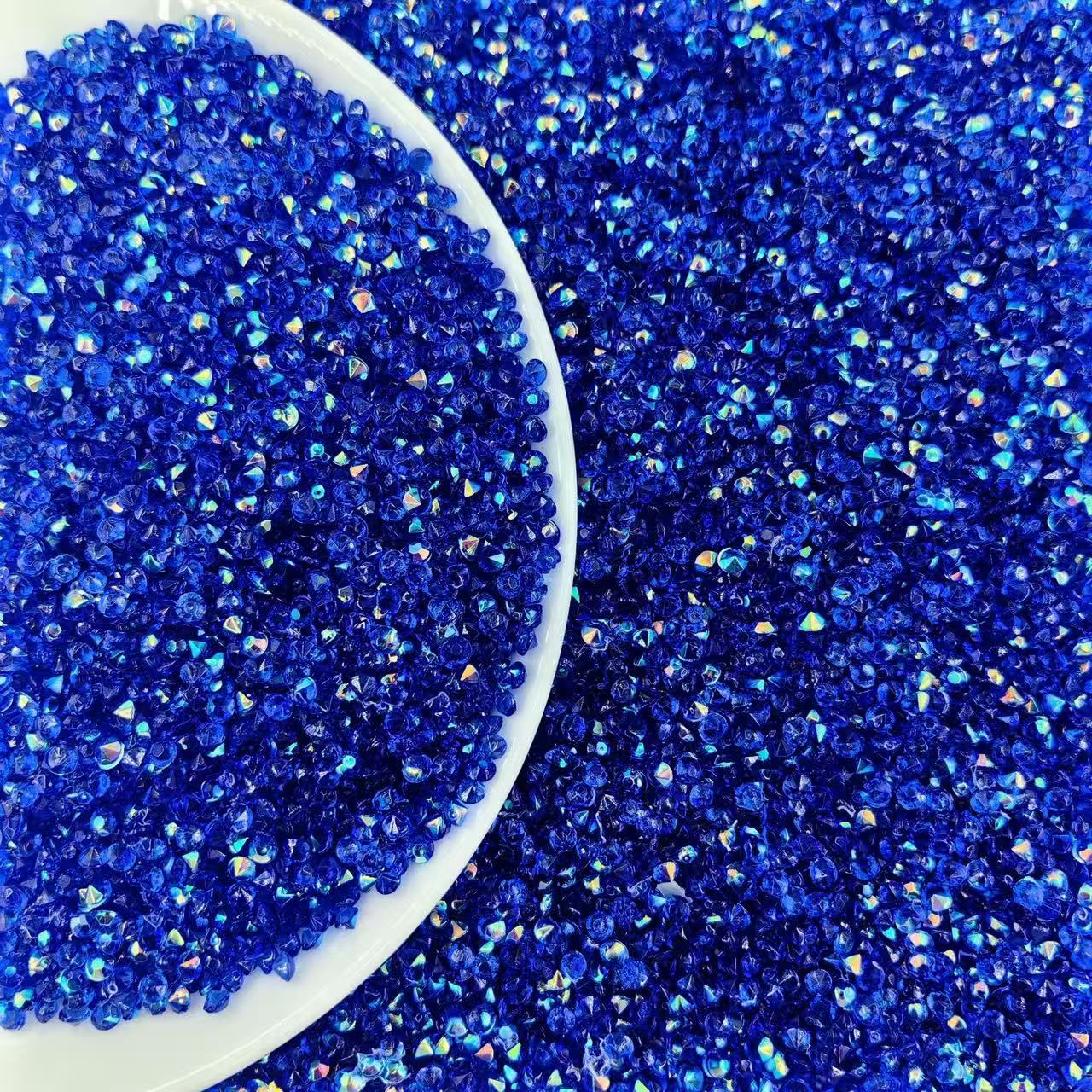 3mm acrylic gem diamonds snowglobe tumler filler(500g)