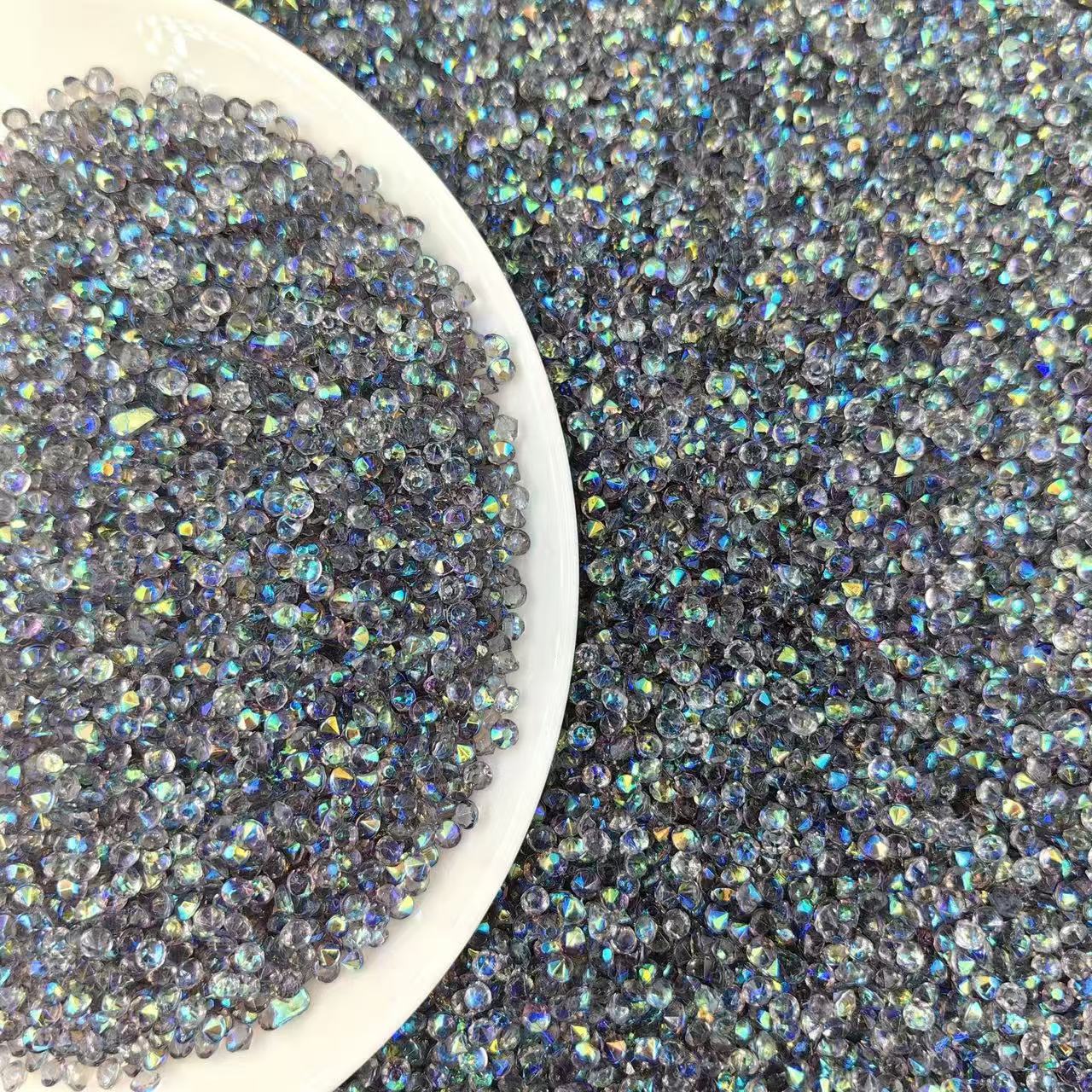 3mm acrylic gem diamonds snowglobe tumler filler(500g)