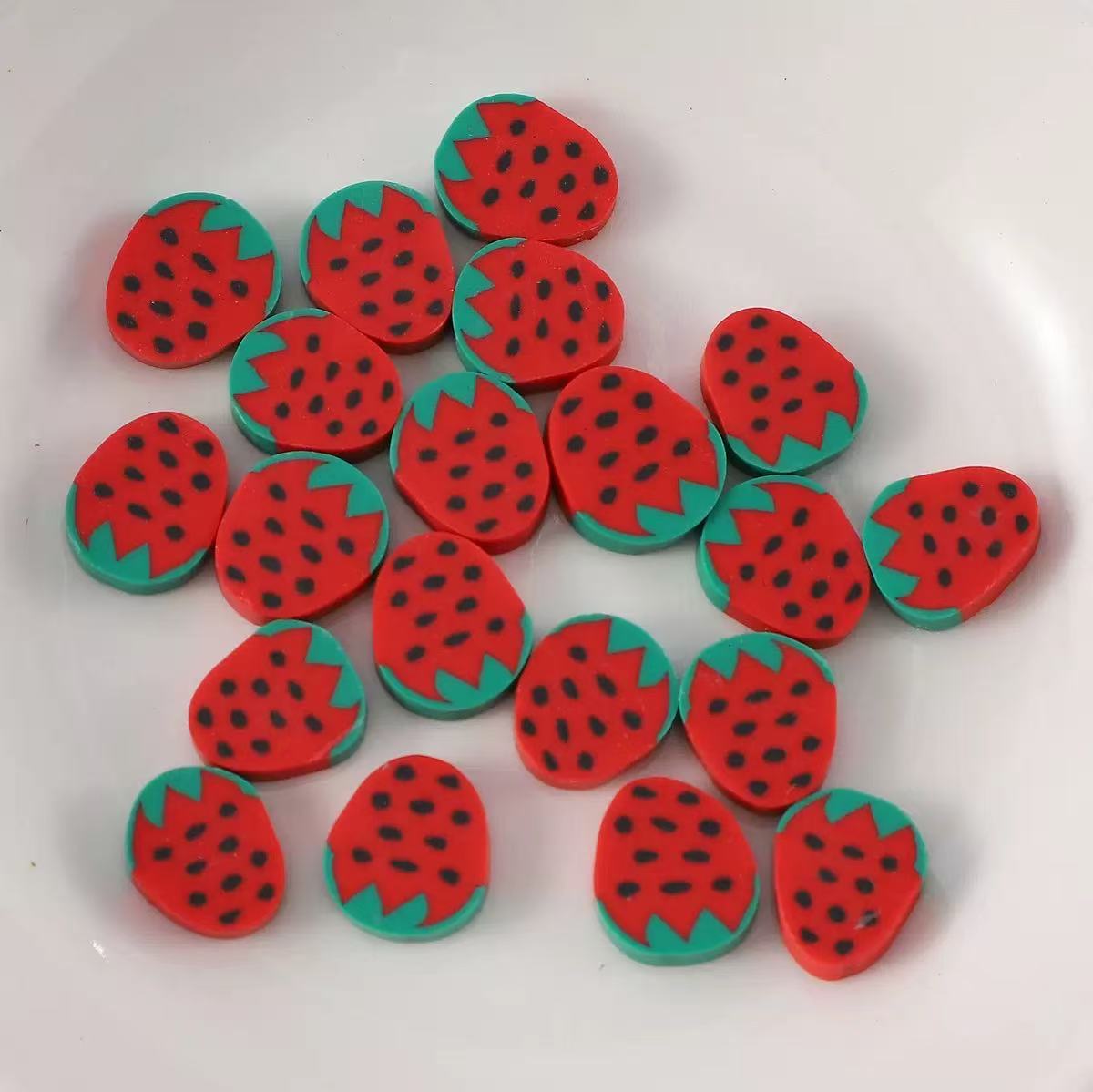 polymer clay pieces for snow globe