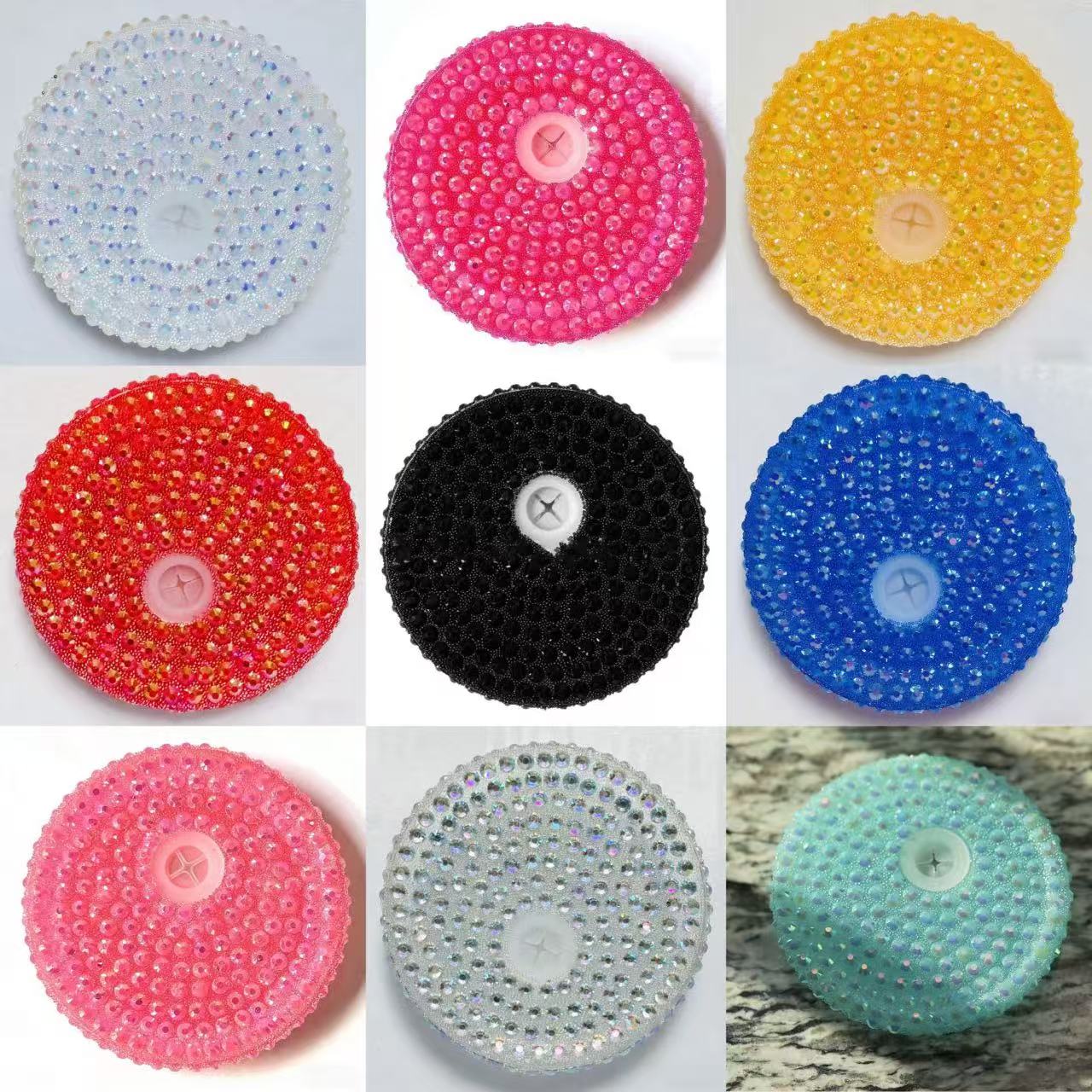 16oz AB rhinestone cup lid